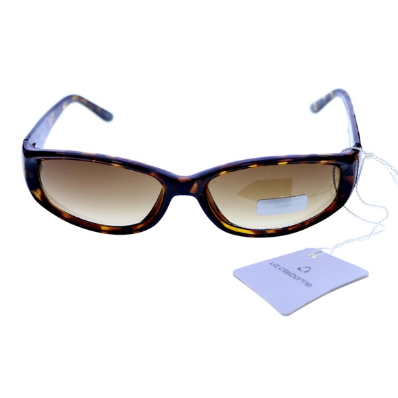 Liz Claiborne Tortoise-Shell Designer Cateye-Sun - Picture 2 of 7